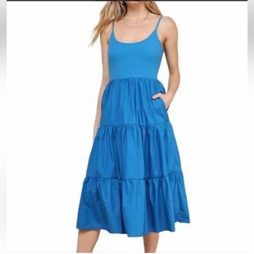 NEW Lulu’s Lovable Cutie Dress in Cobalt